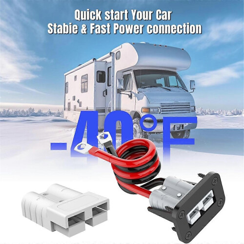 Anderson Connector,8AWG 50AMP Battery Quick Connect Connector 2