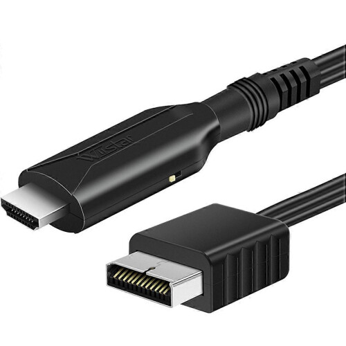WIISTAR Adaptador Conversor de Vídeo Compatível com HDMI para PS2, compatível com PS 1/2, HDTV e PC. 2