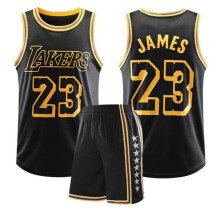 (XL)Lakers # 23 LeBron James Basketball Jersey Adult Kids Set