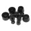 10 boccole coniche cilindriche nere per skateboard longboard. 5