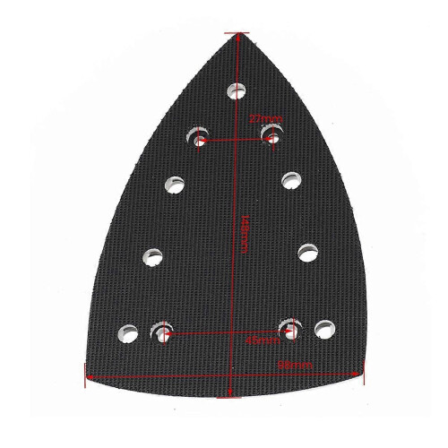 1PC Sanding Pad Replacement Backing Pad Triangular Polishing Disc for DTS 400/DS400 REQ Abrasive Too 1