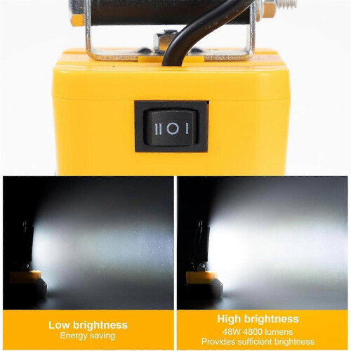 Φως εργασίας LED για μπαταρία Dewalt 20v, ασύρματο 20V Max 48W 2