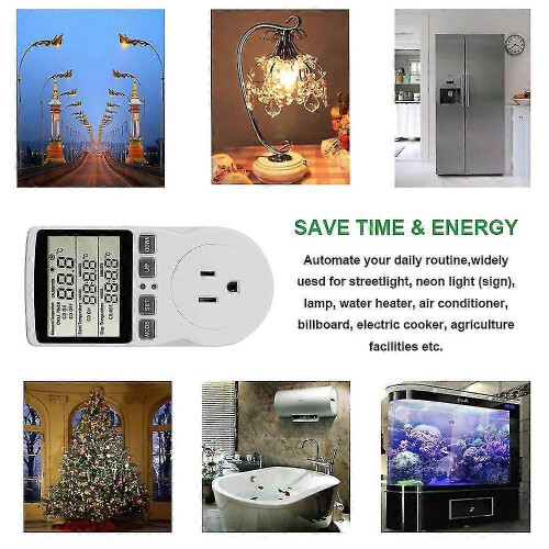 Digital Temperature Controller Power Socket Outlet EU Plug Thermostat With Timer Switch Sensor Probe Heating Cooling Edition 1