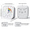 60 Minute Visual Timer with Protective Case, White 4