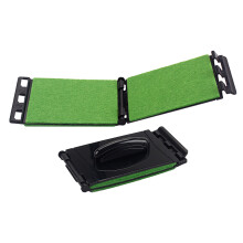 2Pcs Portable Guitar String Wiper Green ABS Cotton for Easy Cleaning
