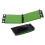 2Pcs Portable Guitar String Wiper Green ABS Cotton for Easy Cleaning 1