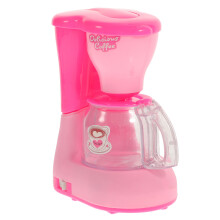 Pink Kid Electric Coffee Machine Toy Miniature Kitchen Appliance