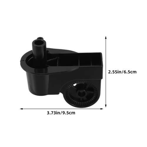 2Pcs Black Plastic Floor Fan Steering Connectors Easy Install 1