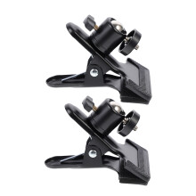 2Stk Backdrop Clip Halter Aus Schwarz