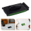 2Pcs Portable Guitar String Wiper Green ABS Cotton for Easy Cleaning 5