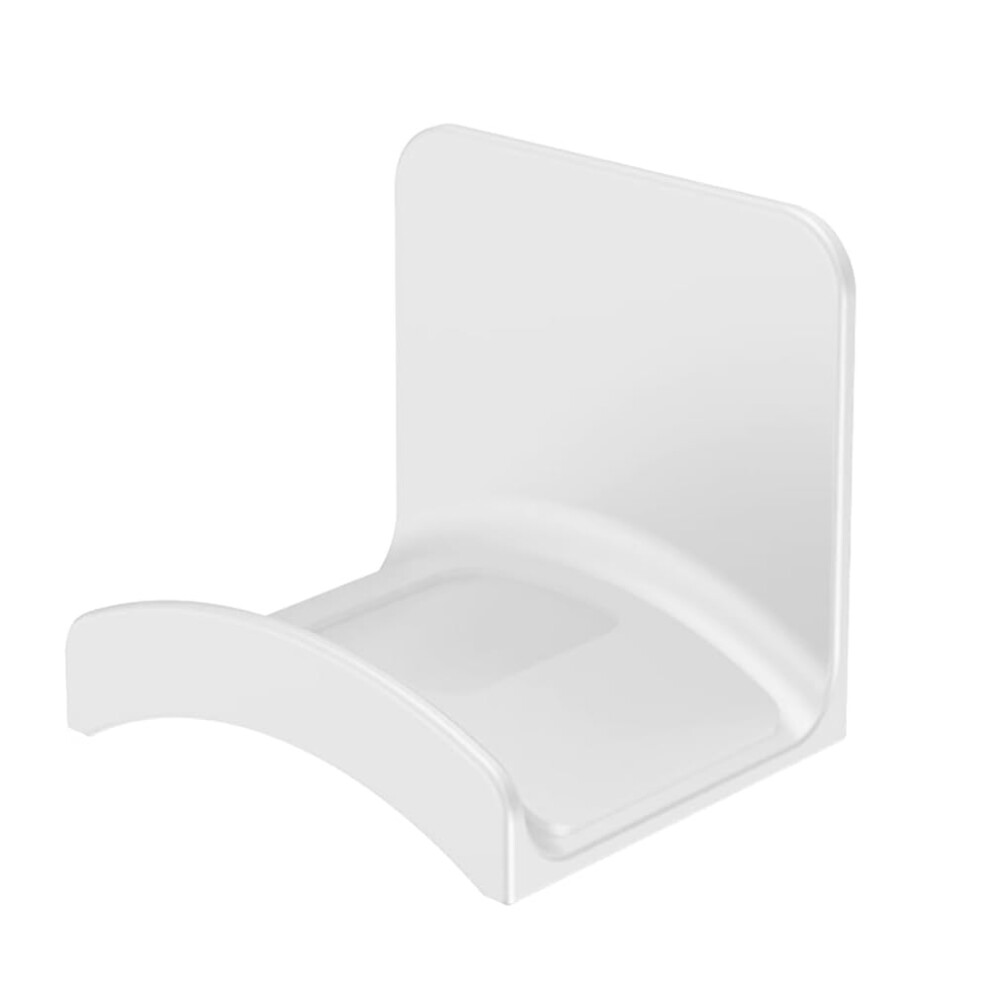 Headphone Hanger Wall Mount With Secure Adhesive, Nonslip Padding, Spacesaving Holder For Desk Or Wall White 9092120288544