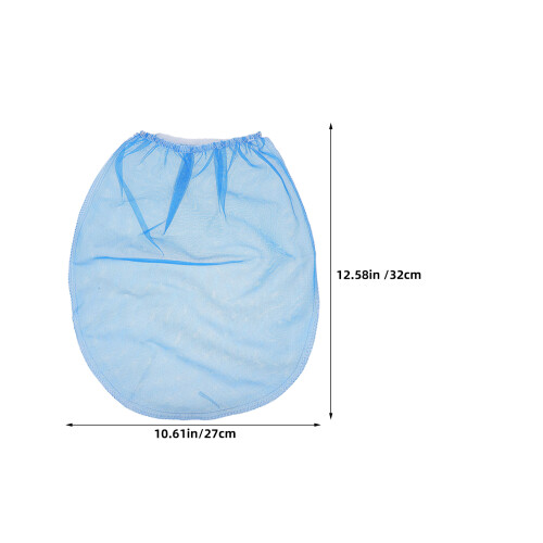 10Stk Robust Polyester Farbsiebbeutel Für Eimer Und Garten Himmelblau 1