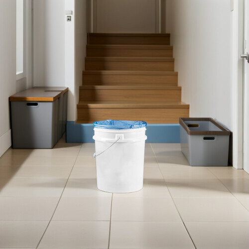 10Stk Robust Polyester Farbsiebbeutel Für Eimer Und Garten Himmelblau 2