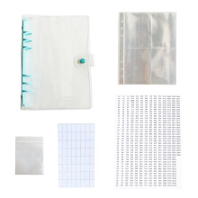1Set Tragbares Kunststoff Aufbewahrungsalbum Für DIY Diamantschmuck