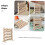 Thread Stand with Removable Bobbin Organizer, Durable Sewing Thread Holder for Quilting and DIY Crafts 4