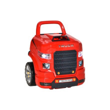 Children's Truck Engine Toy Set, Educational Car Repair Shop Play Set for Toddlers, Modular Repair Workshop, Red