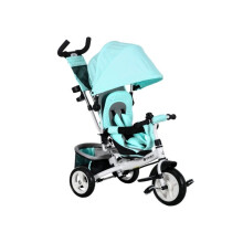 6 in 1 Kids Trike with Parent Handle, Canopy, 5-point Safety Belt, Storage, Footrest, Brake, for 1-5 Years, Green
