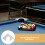 8Stk ABS Billiard Schutz Chrom Finish Pooltisch Silber 3