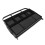 Collapsible 8-Hole Water Bottle Carrier Black 8