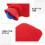 Bolsa De Roja Para Hogar Reutilizable Y Cómoda 5