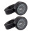 2Stk Mini Uhr Lenker Schwarz Aluminium 1