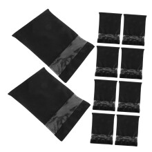 10pcs Travel Shoe Bags Nonwoven Drawstring Pouches Washable DustProof Organizer for Boots and Heels