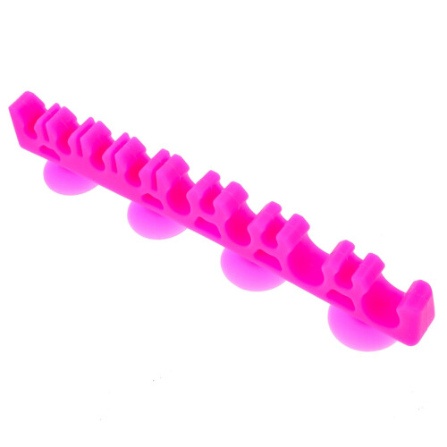 Silicone Makeup Brush Holder and Drying Rack with Flexible Grip, Space Saving Organizer Stand