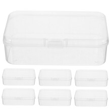 10Pcs Clear Bead Storage Containers Small Parts Organizer Boxes for Crafts Jewelry and Hardware