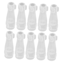 10pcs Makeup Brush Dust Cover Set, Precise Fit UltraThin Makeup Brush Protector Caps for Organizer
