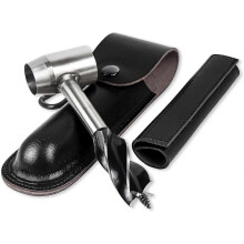 (black) Outdoor Wood Peg and Hole Maker,Manual Wrench,Survival Tools for Bushcraft Settlers Wrench