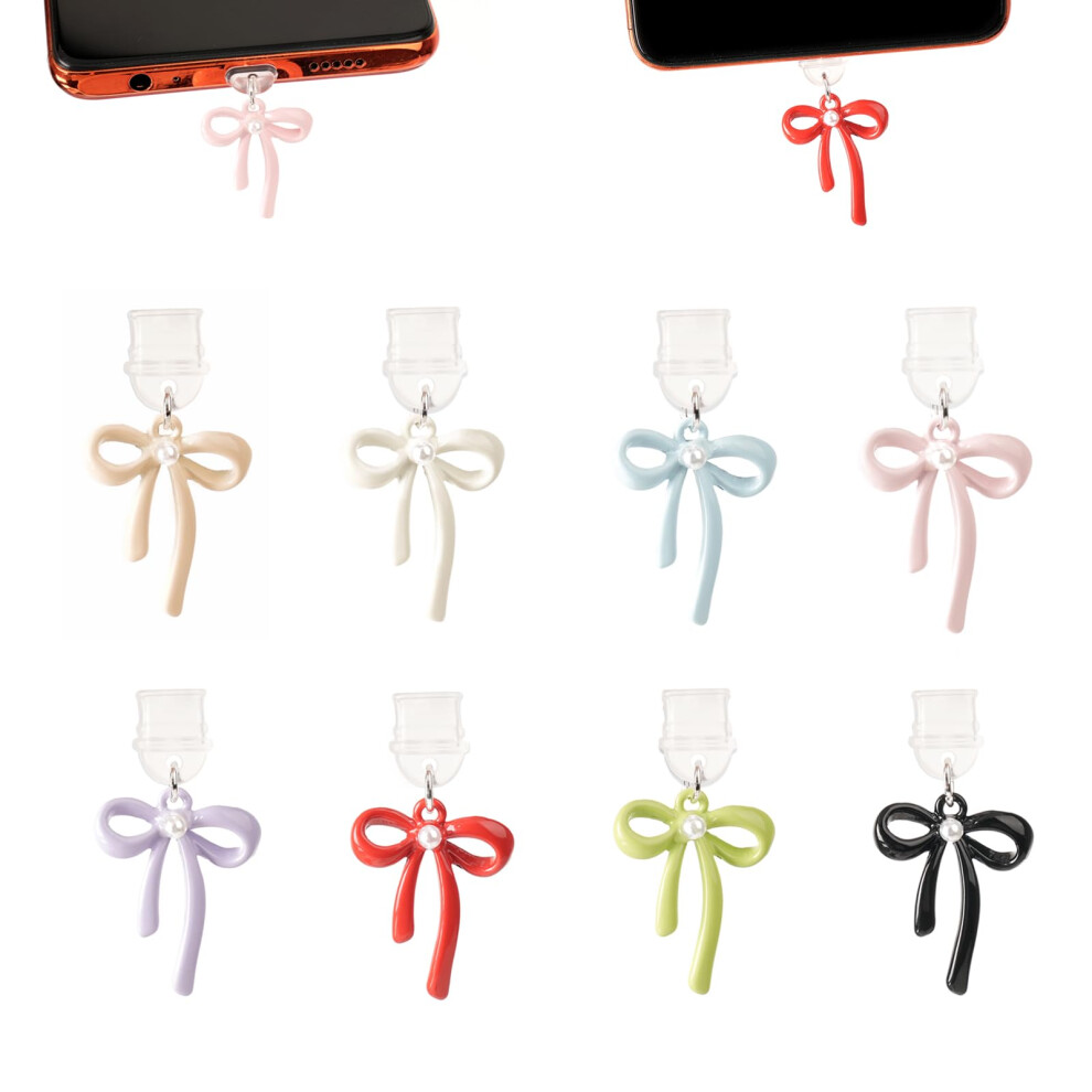 Colorful Butterfly Silicone Phone Dust Plug Set, Type C Port Protector Charms, 8ÂPiece Gift Pack 9330225129684