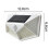 Outdoor Solar Light Motion Sensor Solar Powered Outdoor Wall Lightwhite 2
