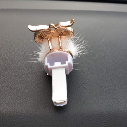 Auto Aromatherapie Diffuser Kattenkop Met Rhinestones En 2