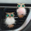 Auto Aromatherapie Diffuser Kattenkop Met Rhinestones En 5