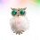 Auto Aromatherapie Diffuser Kattenkop Met Rhinestones En 7