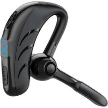 Bluetooth 5.2 Earpiece with Microphone, HD Voice Clarity, 20H Long Battery, Adjustable Ear Hook for Truck Drivers