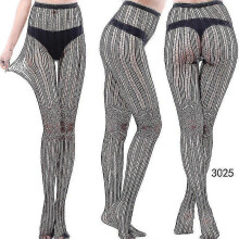 (style 24) 3 Pairs Lace Patterned Tights Fishnet Floral Stockings Small Hole Pattern Leggings Tights Net Pantyhose - Pengj