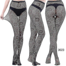 (style 22) 3 Pairs Lace Patterned Tights Fishnet Floral Stockings Small Hole Pattern Leggings Tights Net Pantyhose - Pengj