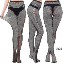 (style 6) 3 Pairs Lace Patterned Tights Fishnet Floral Stockings Small Hole Pattern Leggings Tights Net Pantyhose - Pengj