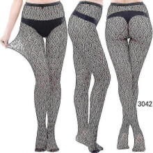 (style 39) 3 Pairs Lace Patterned Tights Fishnet Floral Stockings Small Hole Pattern Leggings Tights Net Pantyhose - Pengj