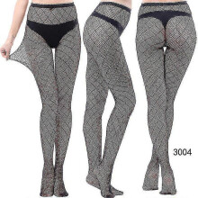 (style 4) 3 Pairs Lace Patterned Tights Fishnet Floral Stockings Small Hole Pattern Leggings Tights Net Pantyhose - Pengj
