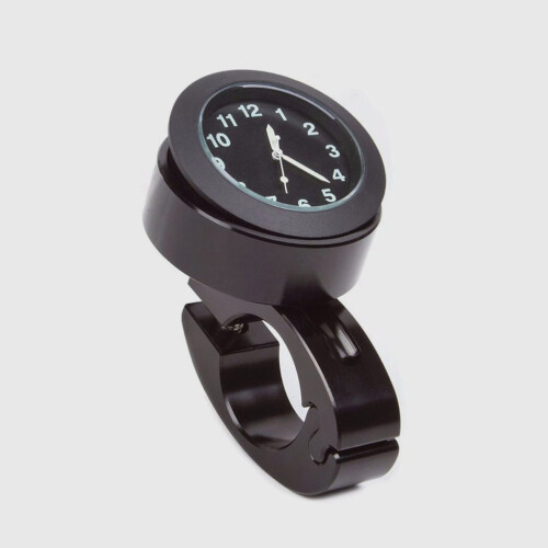 2Stk Mini Uhr Lenker Schwarz Aluminium 2