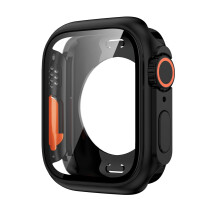 Screen Protector Case for Apple Watch 40mm Black, Hard PC Bumper Cover for Series 10 9 8 7 SE, Slim Secure Fit