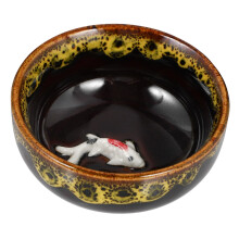 2 in 1 Ceramic Calligraphy Brush Holder and Ink Dish with Stable Weighted Base and Easy Clean Surface