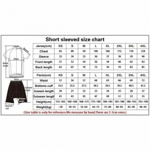 (L) Men's Cycling Jersey And Bib Shorts Set 2