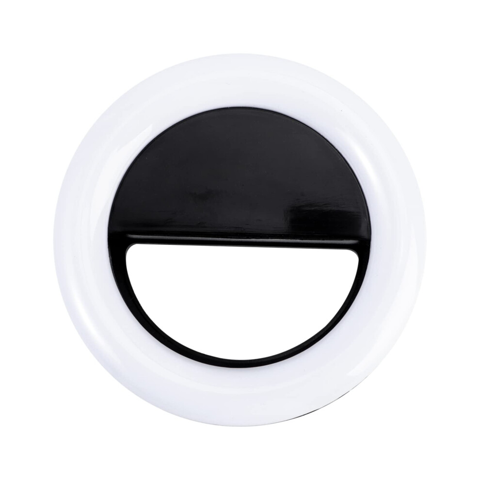 Rechargeable Led Selfie Ring With Three Modes And Clip For Phone Laptop Makeup Video Light 9073542808138