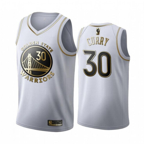 (M)Golden State Warriors Curry # 30 Basketball Jersey