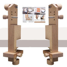 Adjustable Wood Embroidery Stand for Desk, Handsfree Cross Stitch Frame with Stable Desktop Design