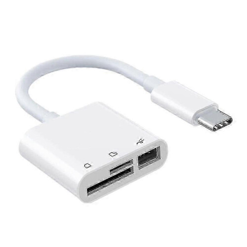 USB C 3 in 1 Hub Converter Type-C Adapter SD Card Reader for MacBook Pro Laptop