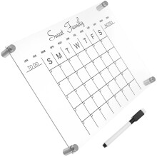 1Set Leichtes Acryl Whiteboard Mit Für Büro Und Küchenplaner
